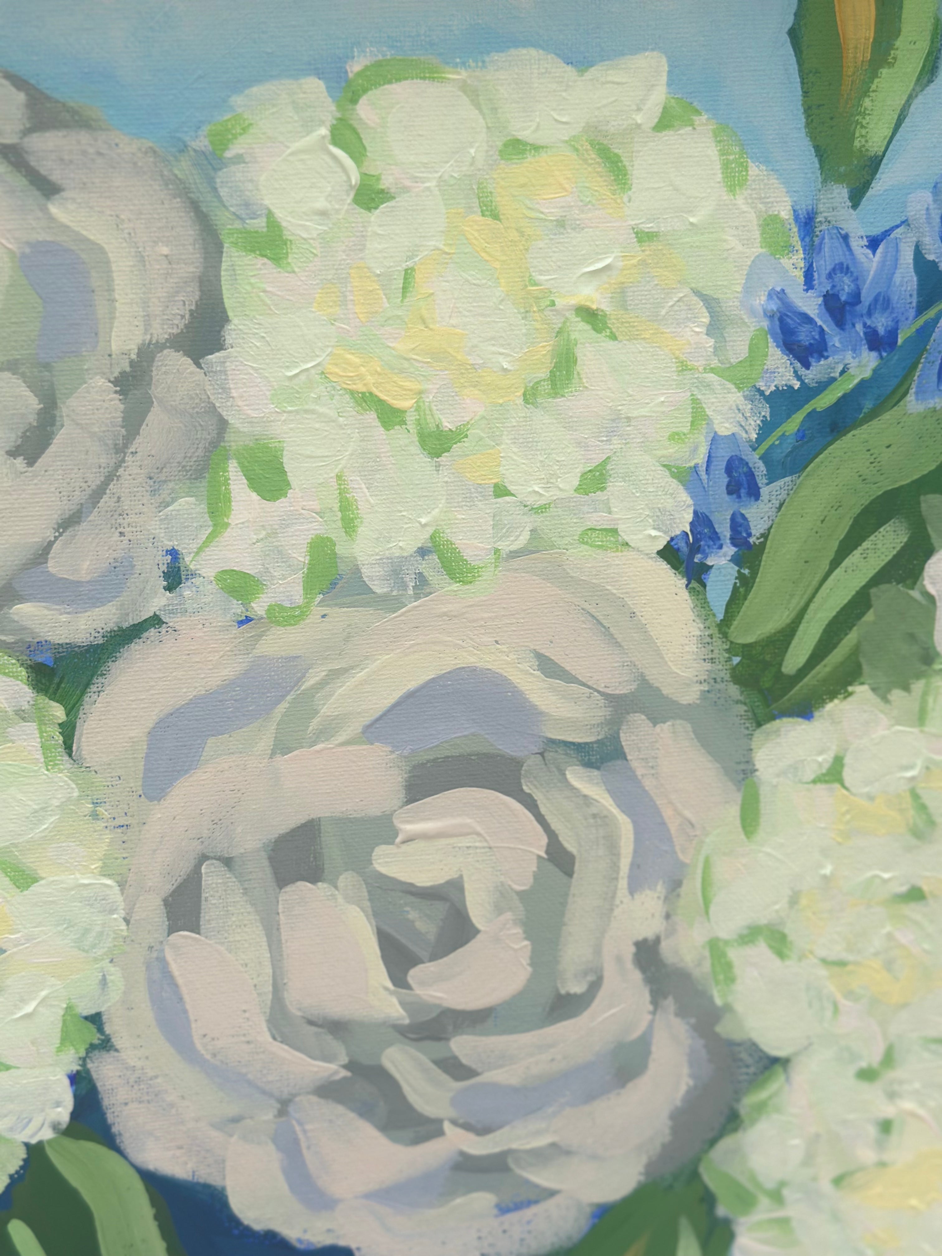 104 Blue floral