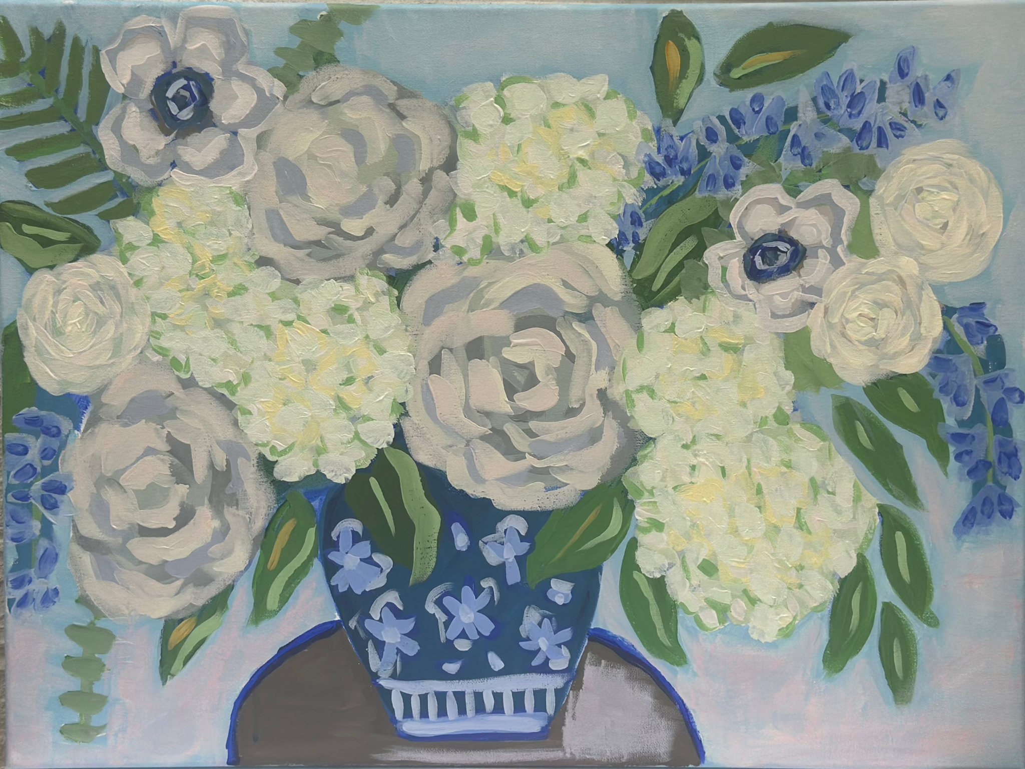 104 Blue floral