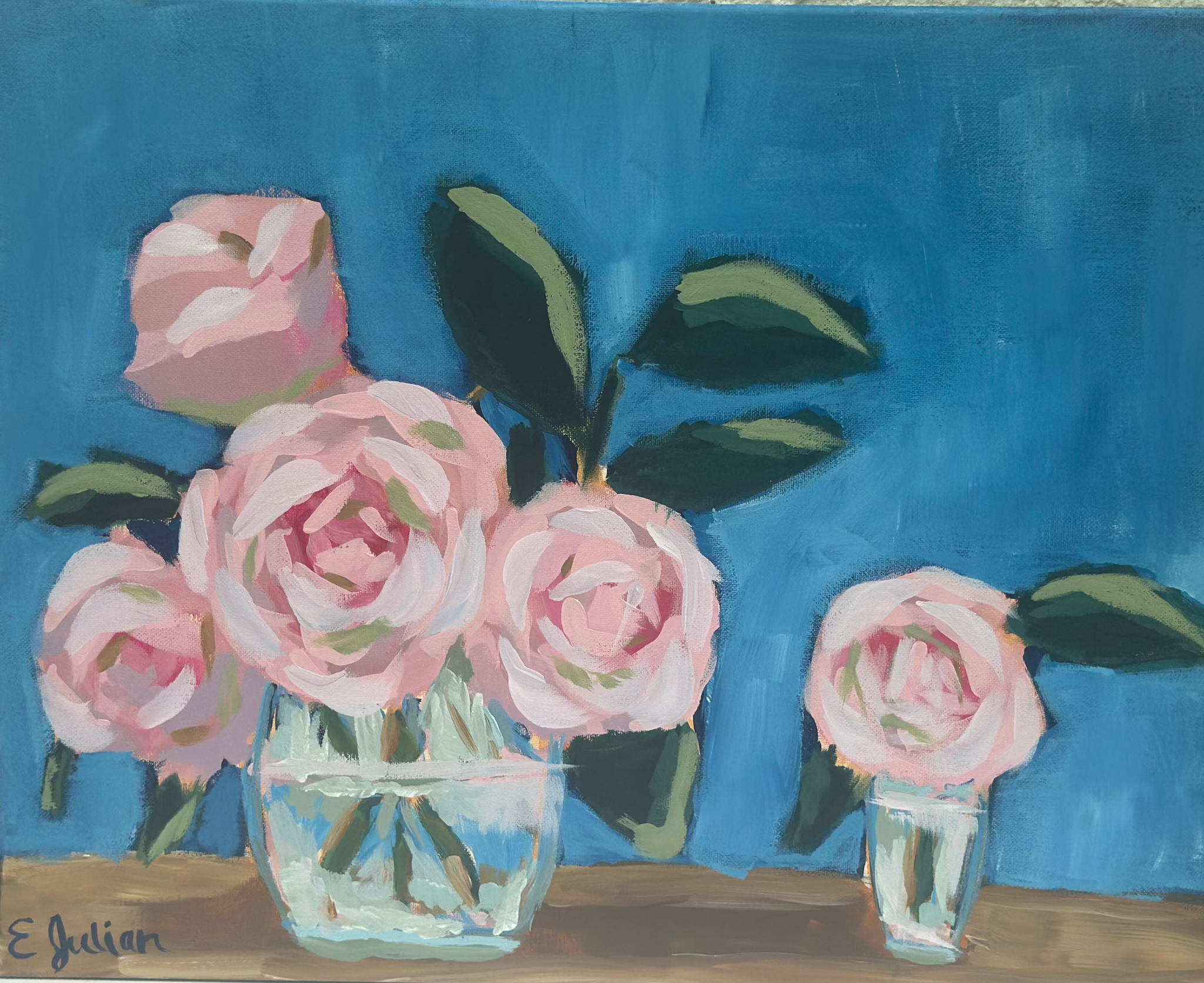 “Impressionist Roses”. 16 x 24